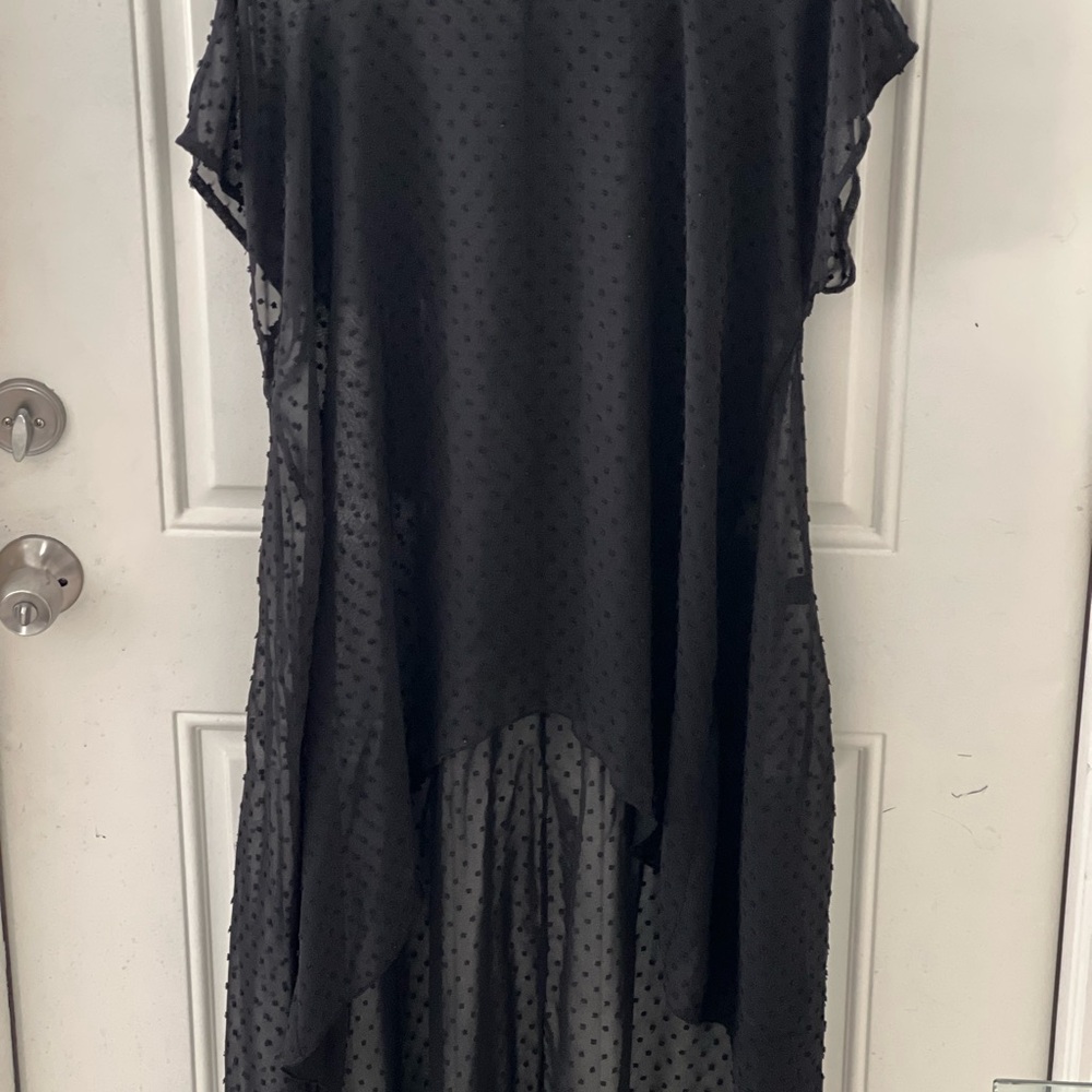 Cha Cha Vente Black Asymmetrical Dress - Picture 2 of 8